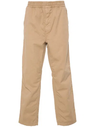Carhartt Flint Trousers In Grey