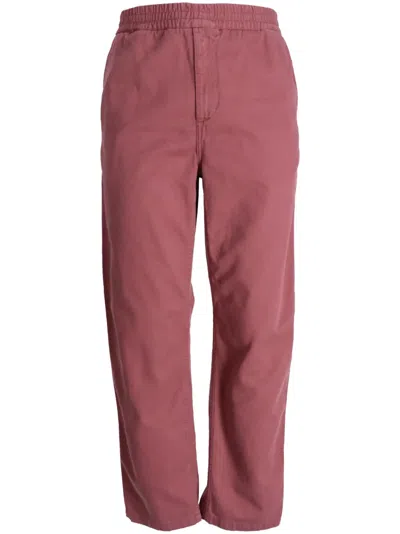 Carhartt Flint Trousers In Red