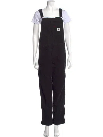Pre-owned Carhartt Floral Print In Black