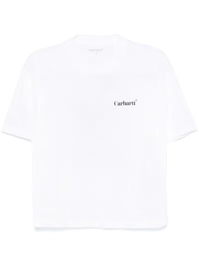 Carhartt Fold Leo T-shirt In White