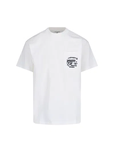 Carhartt Fragments T-shirt In White