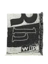 Carhartt Letterpress Printed Blanket In Black