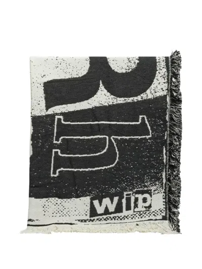 CARHARTT FRINGED PRINTED BLANKET