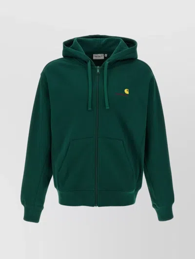 CARHARTT 'FRONT POCKETS HOODED SCRIPT' SWEATER