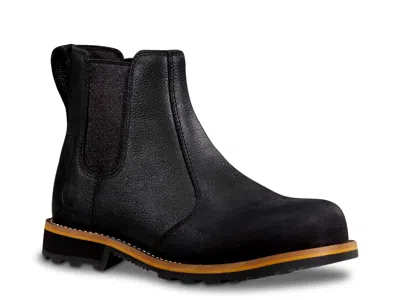 Carhartt Frontier Chelsea Soft Toe Work Boot In Black