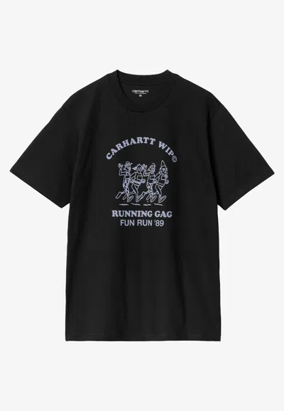 Carhartt Fun Run Printed T-shirt In Black
