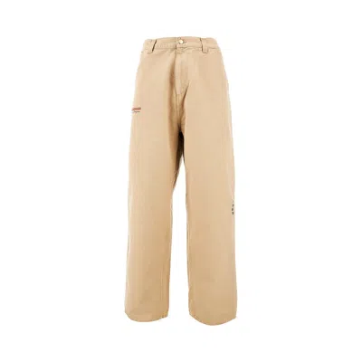 Carhartt G Single Knee Pants With Prints In Brown