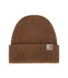 Carhartt Gabe Peanut Beanie In Brown