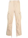 Carhartt Garment-dyed Cargo Trousers In Neutrals