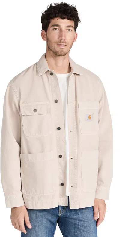 Carhartt Veste Garrison Tonic Stone Dyed In Neturals