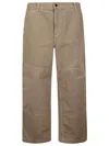Carhartt Wip Single Knee Pant Hamilton In Organic Cotton In Stone Dyed Tonic
