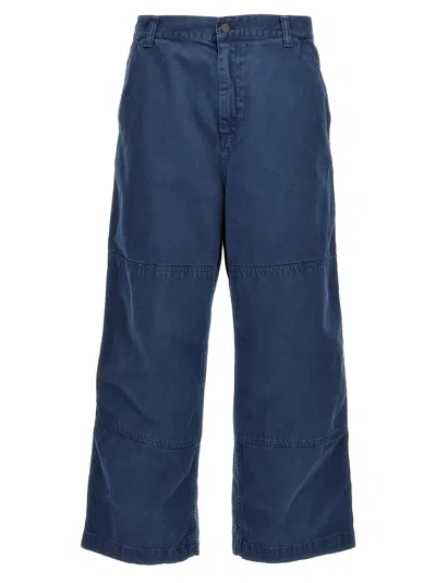 Carhartt Garrison Twill Straight Trousers In Blue