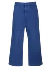 Carhartt Garrison Pants In Blue Twill In Blue