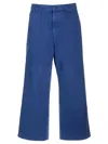 Carhartt Garrison Pants In Blue Twill In Blue