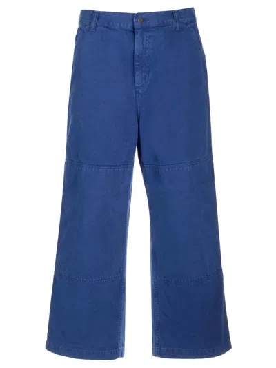 Carhartt Garrison Pants In Blue Twill