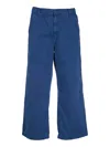 Carhartt Garrison Pants In Blue Twill In Elder