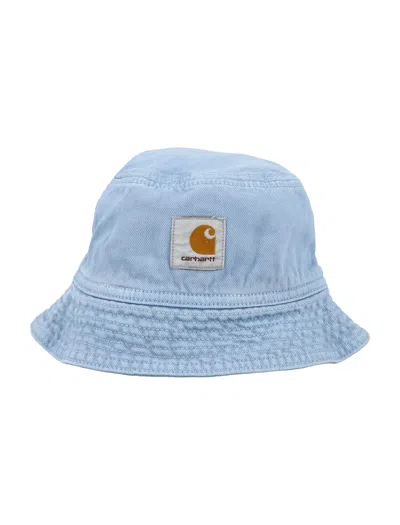 Carhartt Garrison Bucket Hat In Frosted Blue