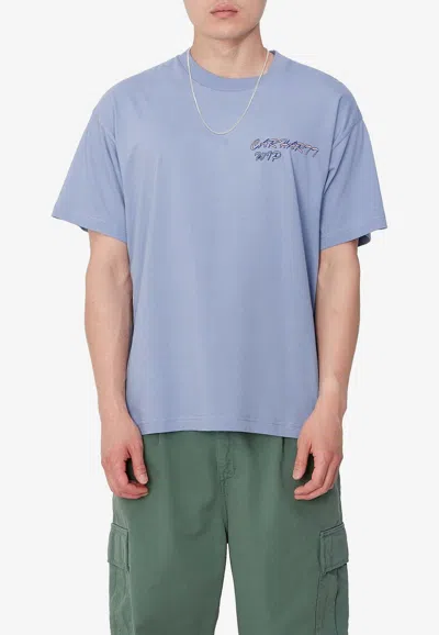 Carhartt Gelato Graphic Print T-shirt In Blue