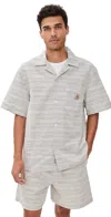 Carhartt Gellar Shirt Gellar Stripe/wax (rinsed)