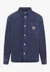 Carhartt George Denim Shirt Jacket In Blue