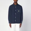 CARHARTT CARHARTT WIP GEORGE SHIRT JAC COLOUR AIR FORCE BLUE COTTON SHIRT