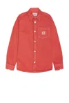 Carhartt Shirts In Tuscany Stone Dyed