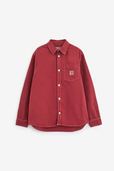 Carhartt George Shirt In Red