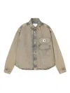 Carhartt Georgia Pocket-detail Overshirt In Blue
