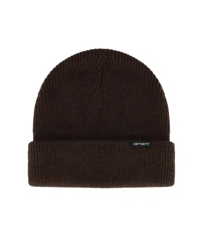 Carhartt Gordan Tobacco Beanie In Brown