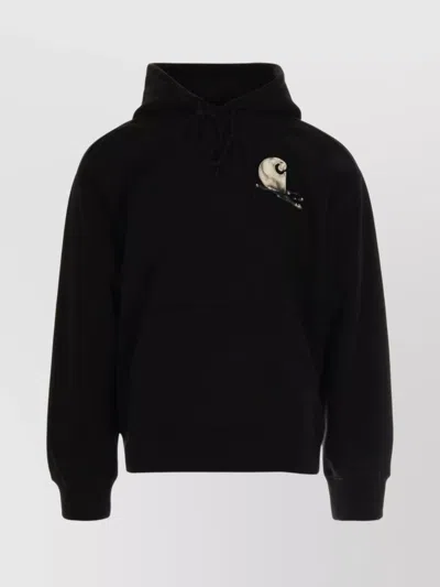 Carhartt Graphic Back Hooded Sweater In Black