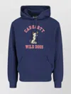 Carhartt Graphic Hooded Sweatshirt Kangaroo Pocket In Blue