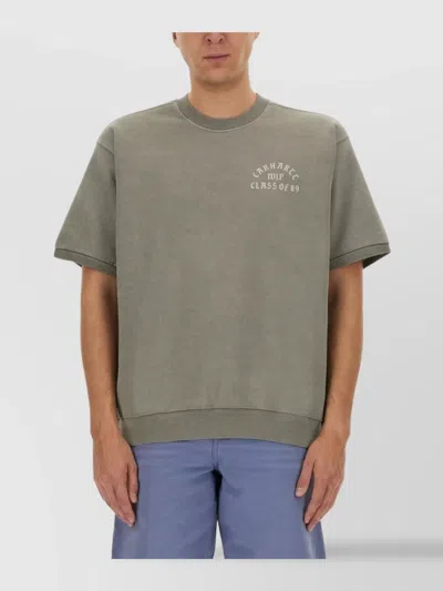Carhartt Graphic Print Cotton Blend Sweatshirt In Grey