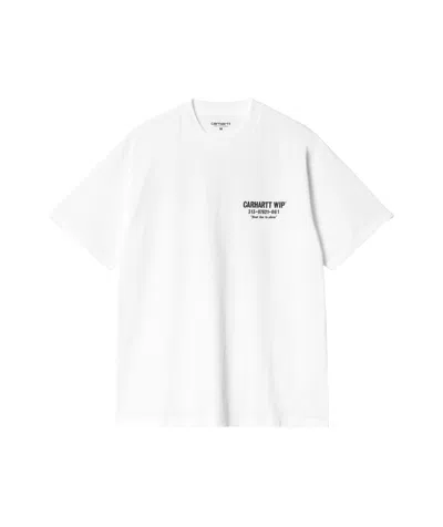 Carhartt Graphic-print Cotton T-shirt In White