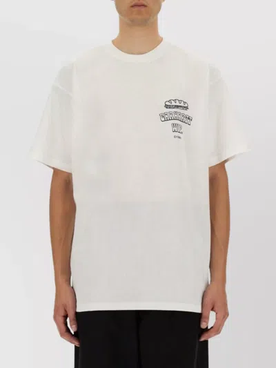 Carhartt Graphic Print Crew Neck Short Sleeve T-shirt In White