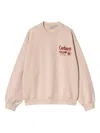 Carhartt Graphic-print Crew-neck Sweatshirt In Brown