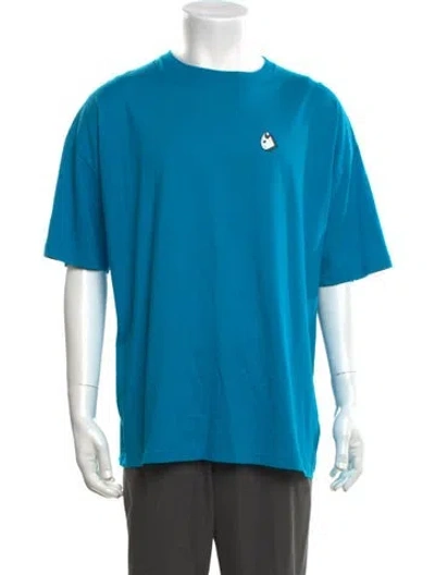 Pre-owned Carhartt Graphic Print Crew Neck T-shirt In Blue
