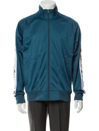 Pre-owned Carhartt Graphic Print Jacket In Blue