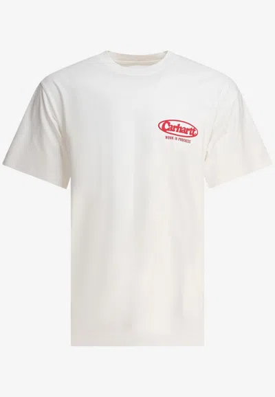Carhartt Graphic Print Logo T-shirt In White