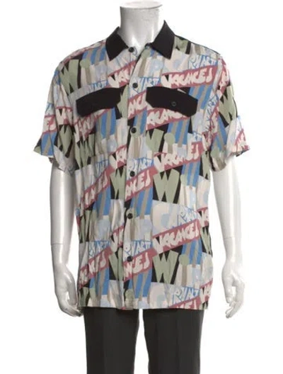 Pre-owned Carhartt Graphic Print Short Sleeve Shirt In Multi