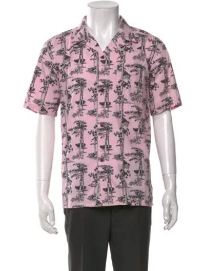 Pre-owned Carhartt Graphic Print Short Sleeve Shirt In Pink