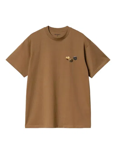 Carhartt Graphic-print T-shirt In Brown