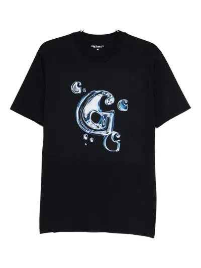 Carhartt Graphic-print T-shirt In Black