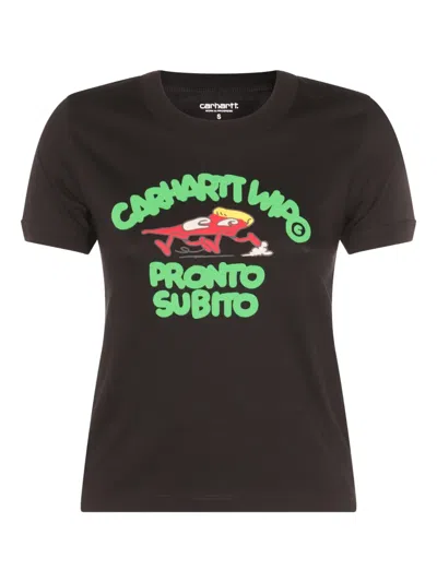 Carhartt Graphic-print T-shirt In Black