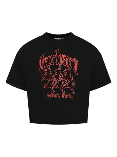 Carhartt Graphic-print T-shirt In Black
