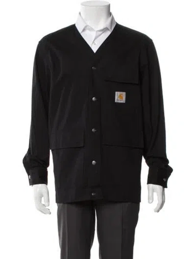 Pre-owned Carhartt Graphic Print Utility Jacket In Blue