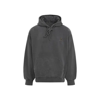 CARHARTT CARHARTT WIP GRAPHITE COTTON VISTA HOODED SWEATSHIRT