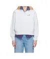 Carhartt Gray American Script High Neck Sweatshirt In White