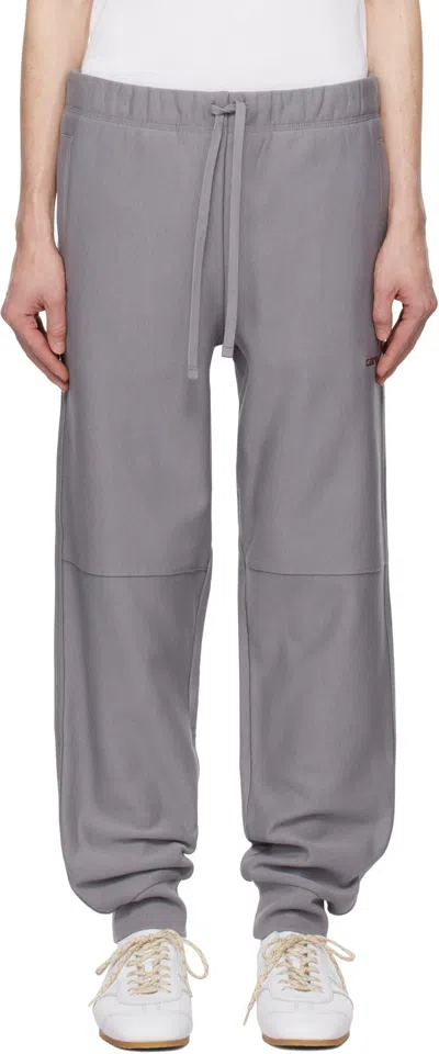 Carhartt Gray American Script Sweatpants In 2lrxx Yosemite