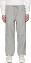 Carhartt Gray American Script Sweatpants In V6xx Grey Heather