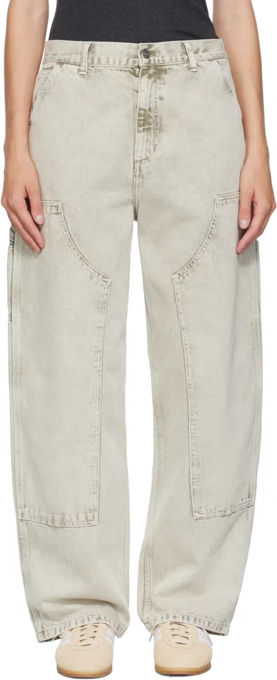 Carhartt Gray Brandon Double Knee Jeans